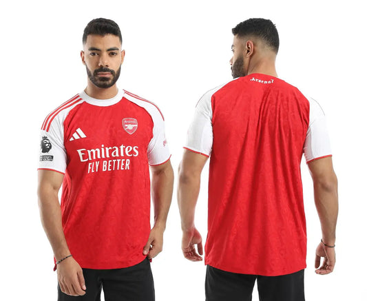 قميص أرسنال الأساسي 2025/26 مع بادجات الدوري الإنجليزي - ميرور أوريجنال