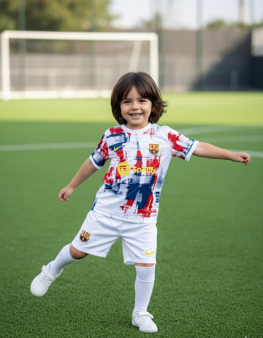 طقم اطفال برشلونة بسعر (١٩٥)